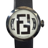 Fendi 8010L White Small Bubble Face Rubber Strap