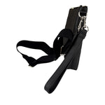 Gucci Black Leather Medium Jumbo GG Pouch/Messenger Crossbody Bag