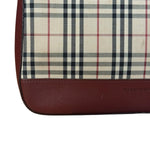 Burberry Vintage House Check Canvas/Leather Shoulder Bag