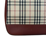Burberry Vintage House Check Canvas/Leather Shoulder Bag