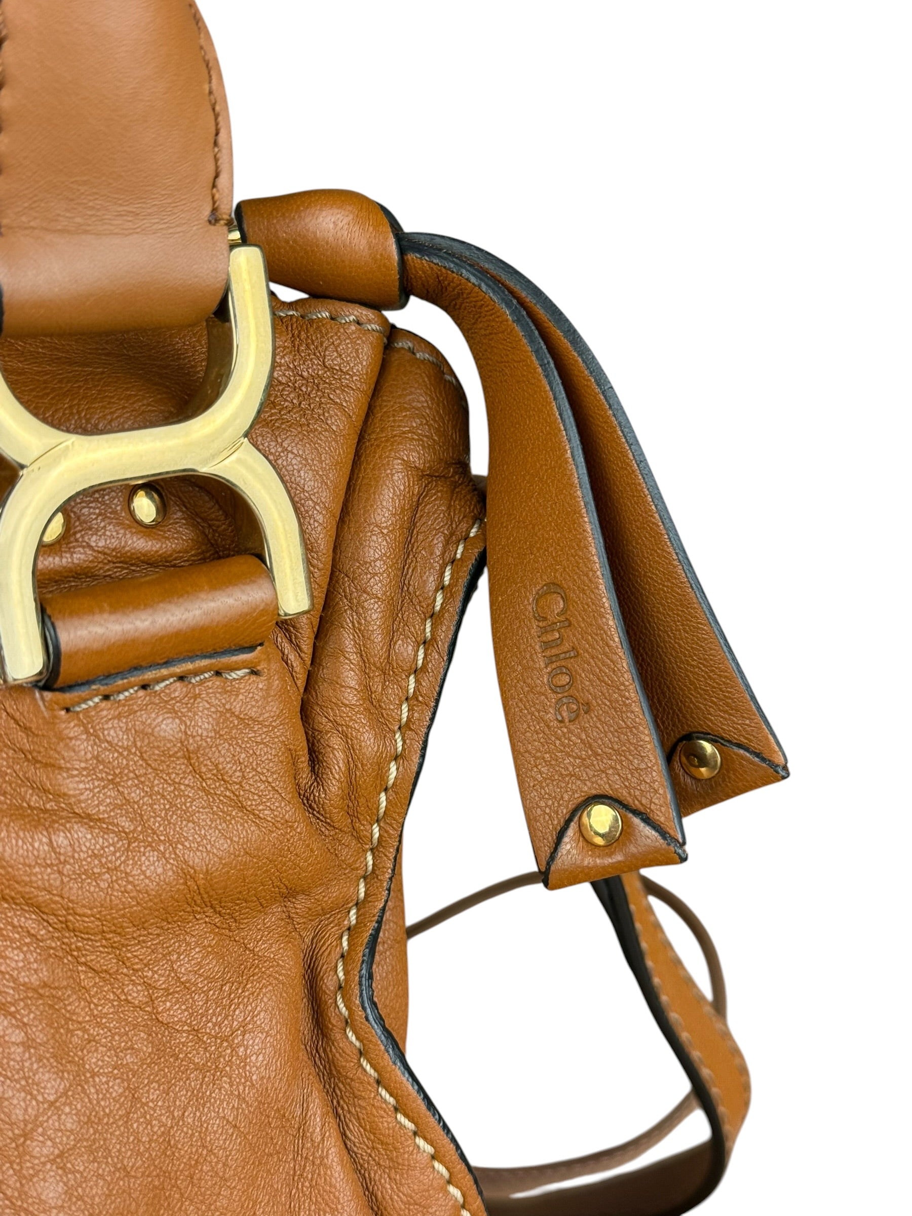 Chloé Marcie Tan Leather 2Way Bag