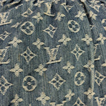 Louis Vuitton Denim/Leather Trim Monogram Neo Cabby Handbag