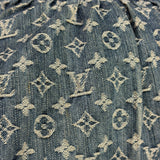 Louis Vuitton Denim/Leather Trim Monogram Neo Cabby Handbag