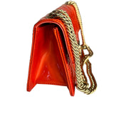 Chanel Red Metallic Evening Star Flap Bag 2008
