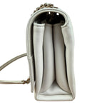 Chanel White Leather Mini Shoulder Bag 1992