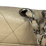 Chanel Light Grey Quilted Mademoiselle Chain Flap Bag 2008