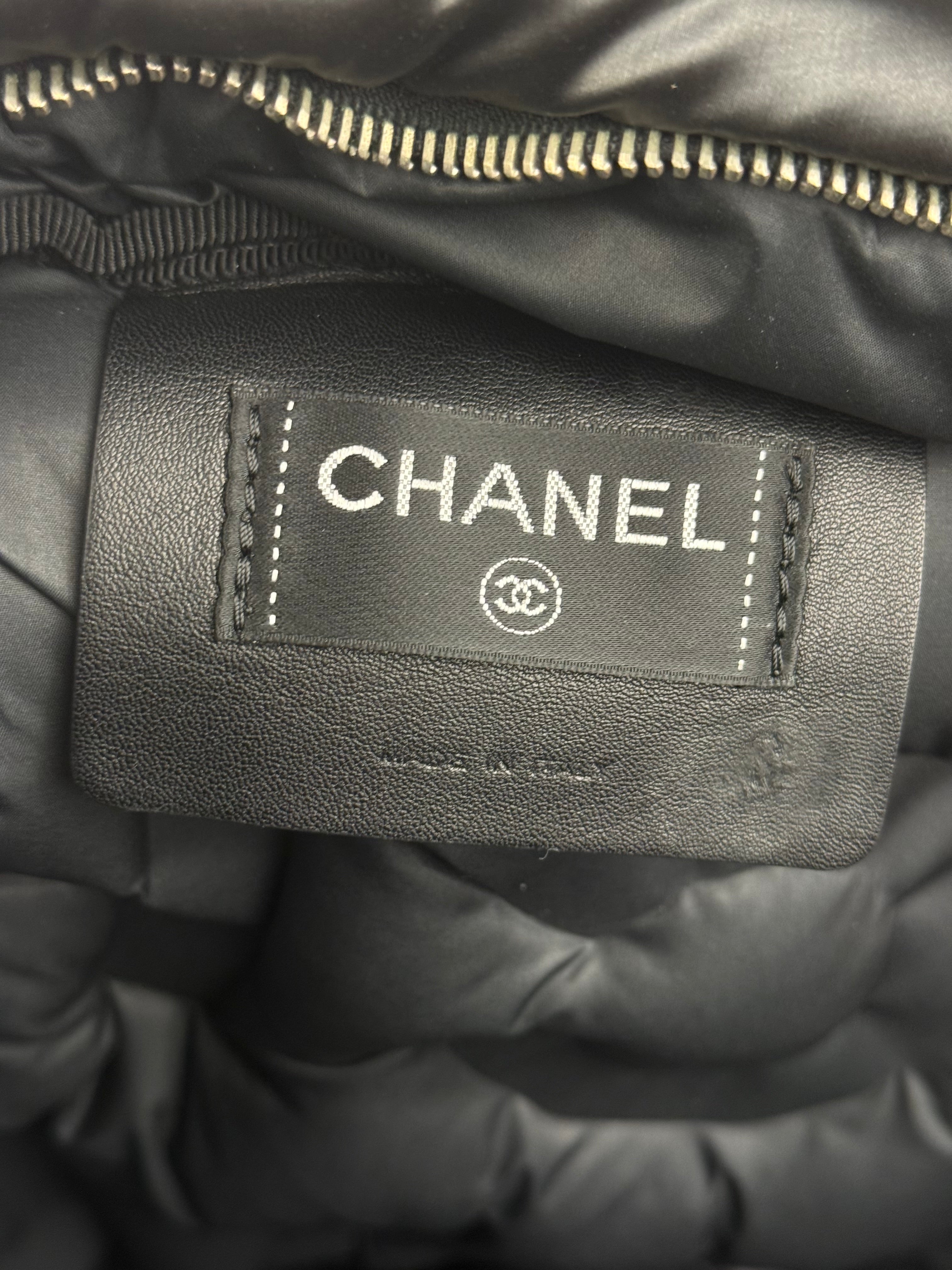 Chanel Black Nylon Puffer Doudoune Backpack 2018