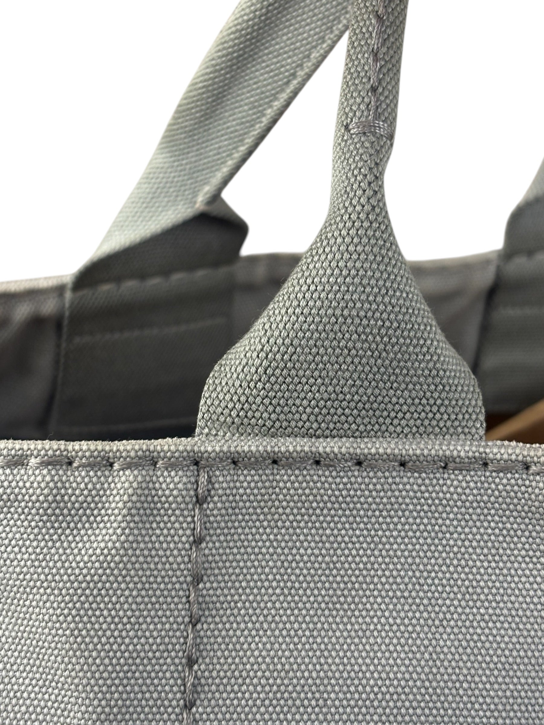 Prada Grey Canapa Hand/Tote Bag