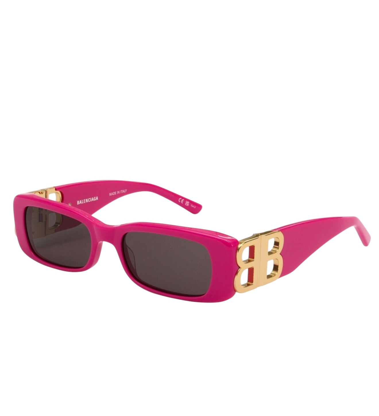 Balenciaga Pink Dynasty Rectangular Sunglasses
