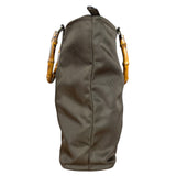 Gucci Nylon Bamboo Top Handle Bag