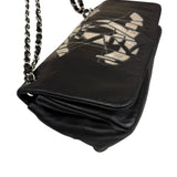 Chanel Black Leather CC Mirrored Mosaic Flap Bag 2008