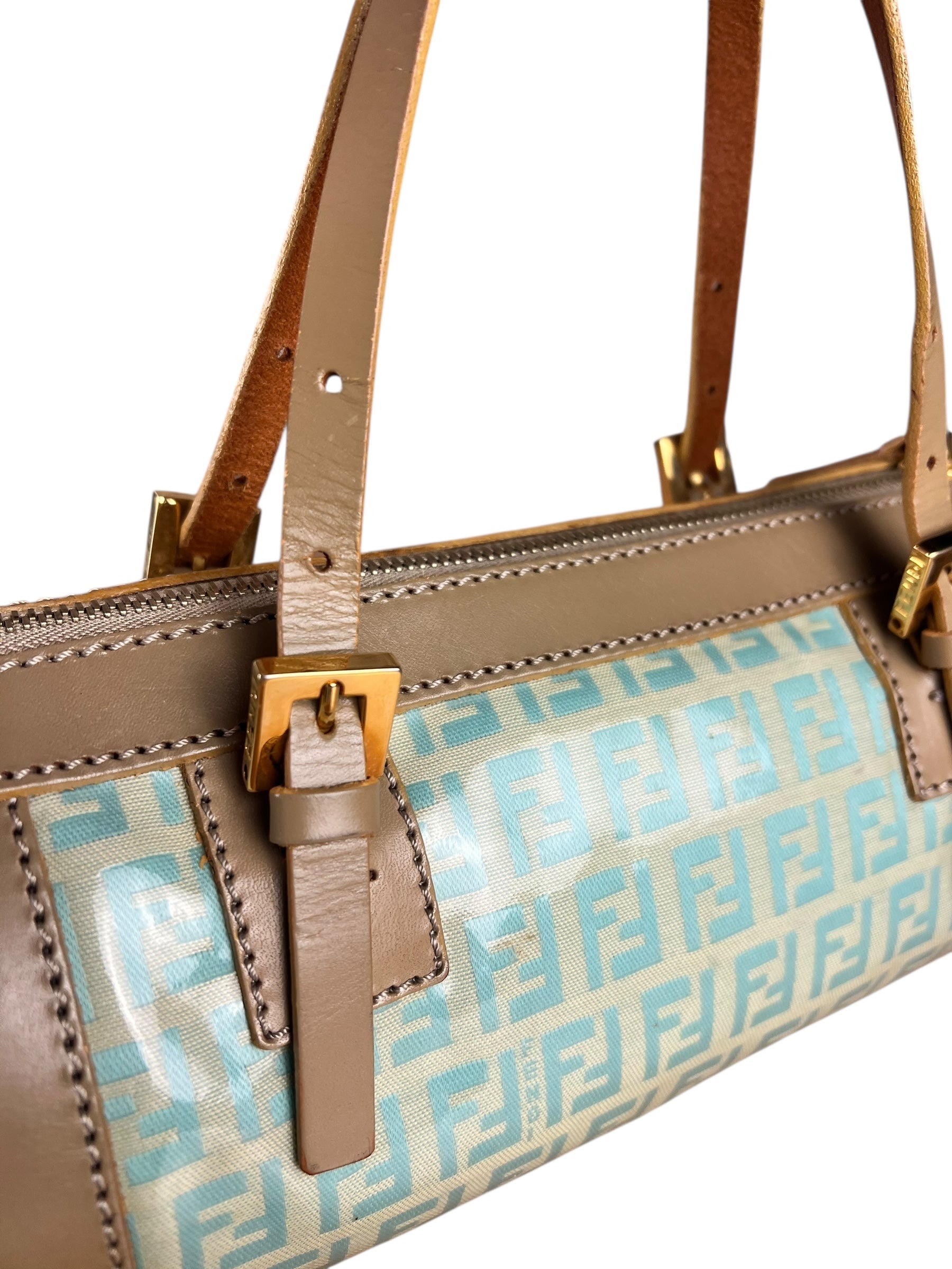 Fendi Forever Bauletto Vinyl Handbag