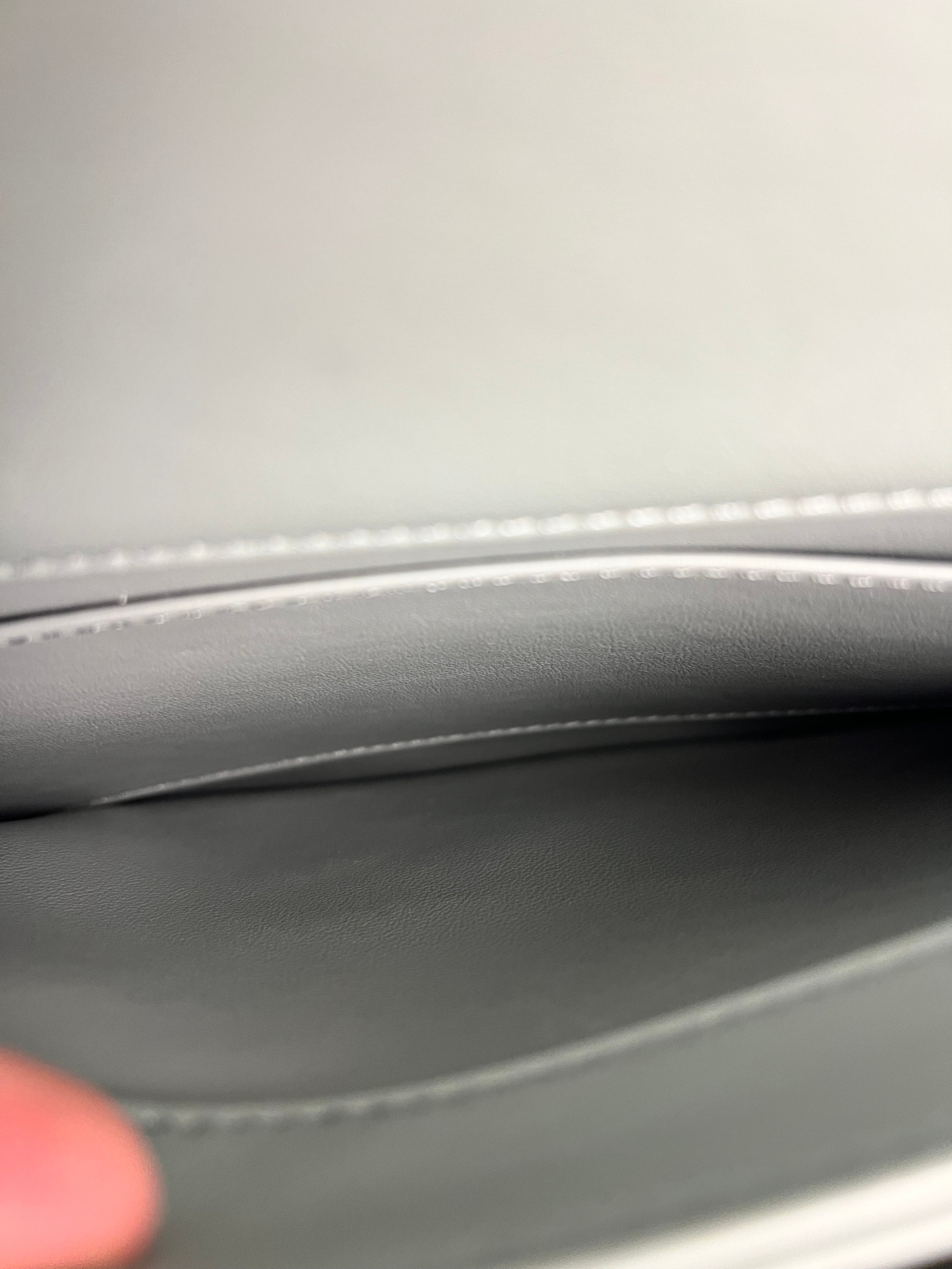 Chanel CC Trendy Blue Leather Flap Top Handle Bag