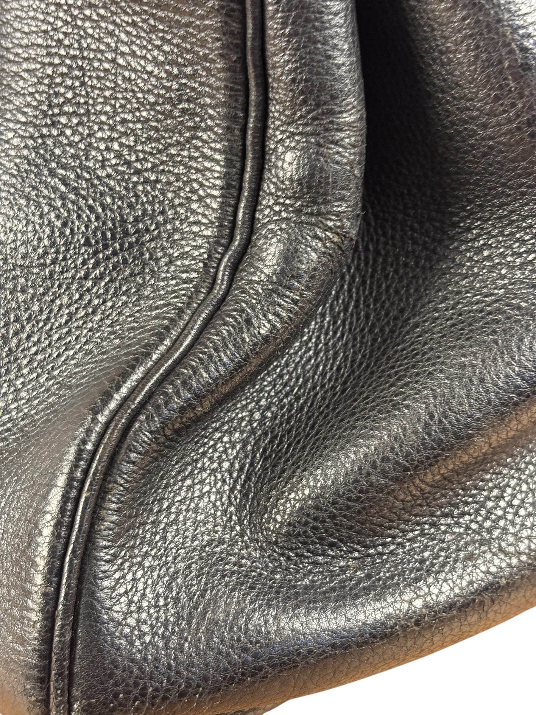 Hermes Black Togo Leather Birkin 40 Handbag Gold 1998