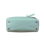 Balenciaga Blue Leather Mini Bel Air Carry All Two-Way Bag