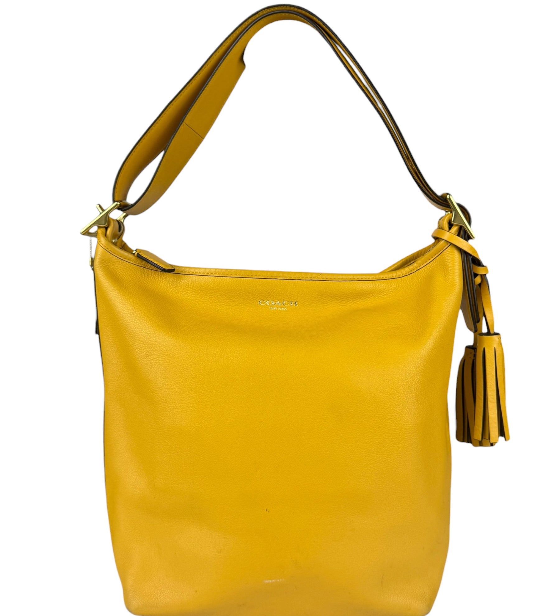 Coach Leather Legacy Sunflower Shoulder Bag