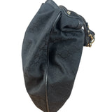 Gucci GG Black Hobo Horsebit Shoulder Bag