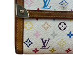 Louis Vuitton White Murakami Compact Wallet