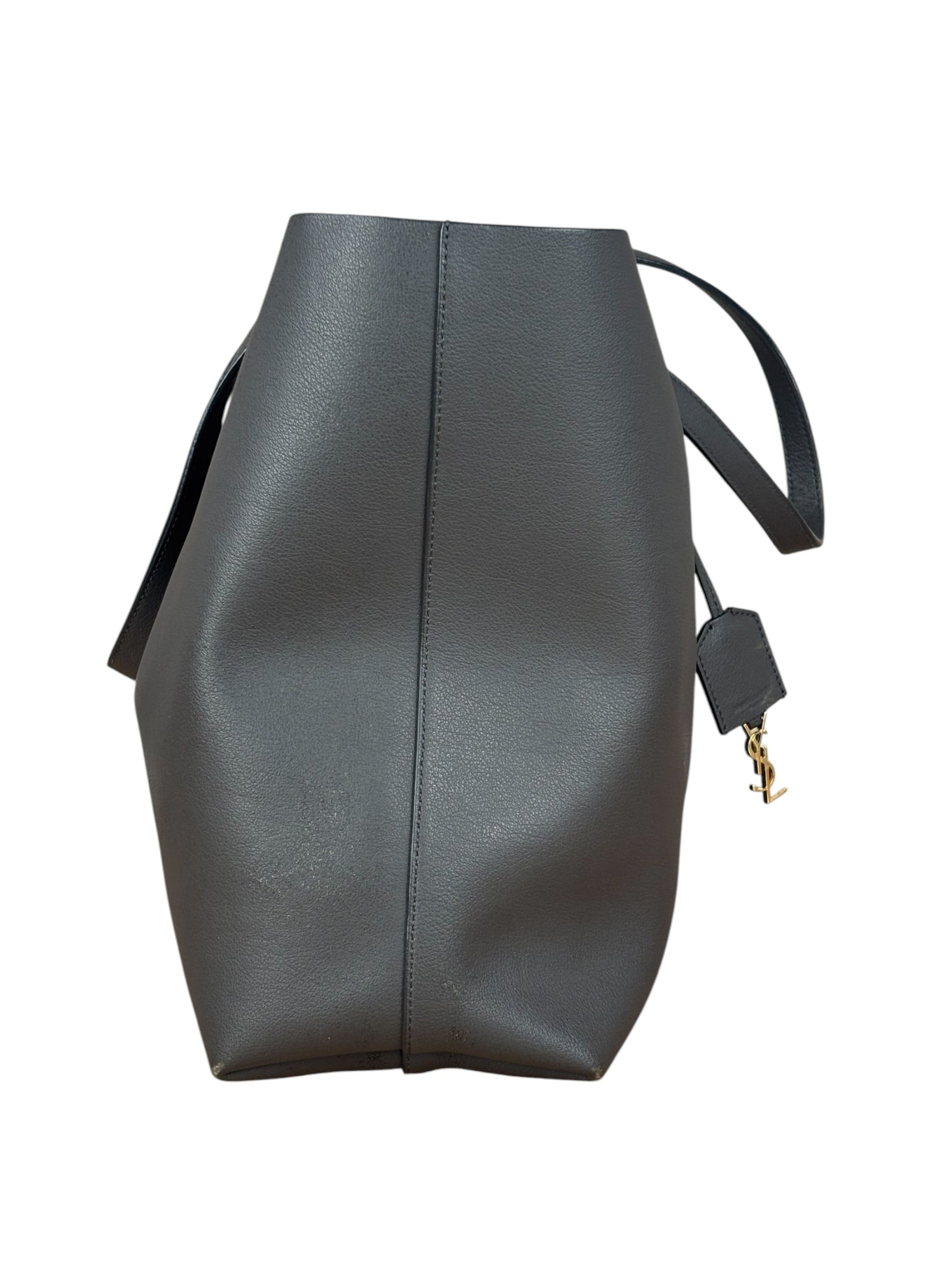 Yves Saint Laurent Leather East-West Shopping Tote Bag