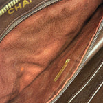 Chanel Burgundy Leather V Stitch Shoulder Bag 1990's