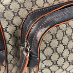 Celine Vintage Canvas Macadam Messenger Bag