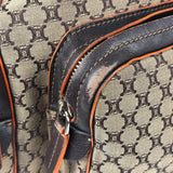 Celine Vintage Canvas Macadam Messenger Bag
