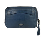 Prada Navy Blue Leather Camera Bag