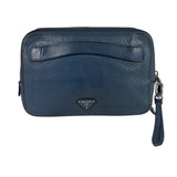 Prada Navy Blue Leather Camera Bag