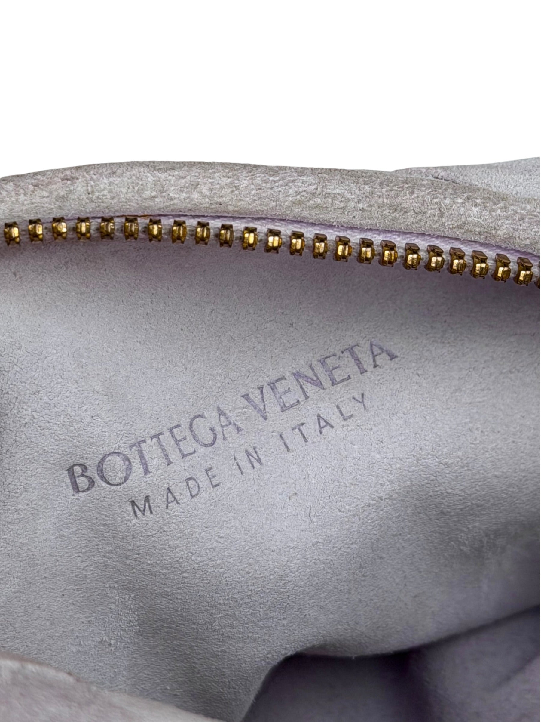 Bottega Veneta Chalk Suede Mini Jodie Handbag