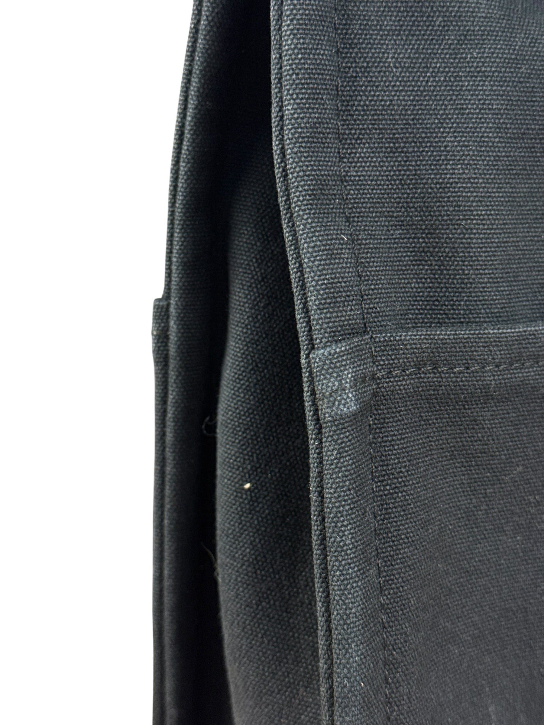 Hermes Fourre-Tout MM Canvas Black Tote