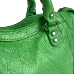 Balenciaga Green Leather Small Le City Two-Way Bag