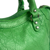 Balenciaga Green Leather Small Le City Two-Way Bag
