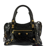 Balenciaga Black Calfskin Mini Le City Bag