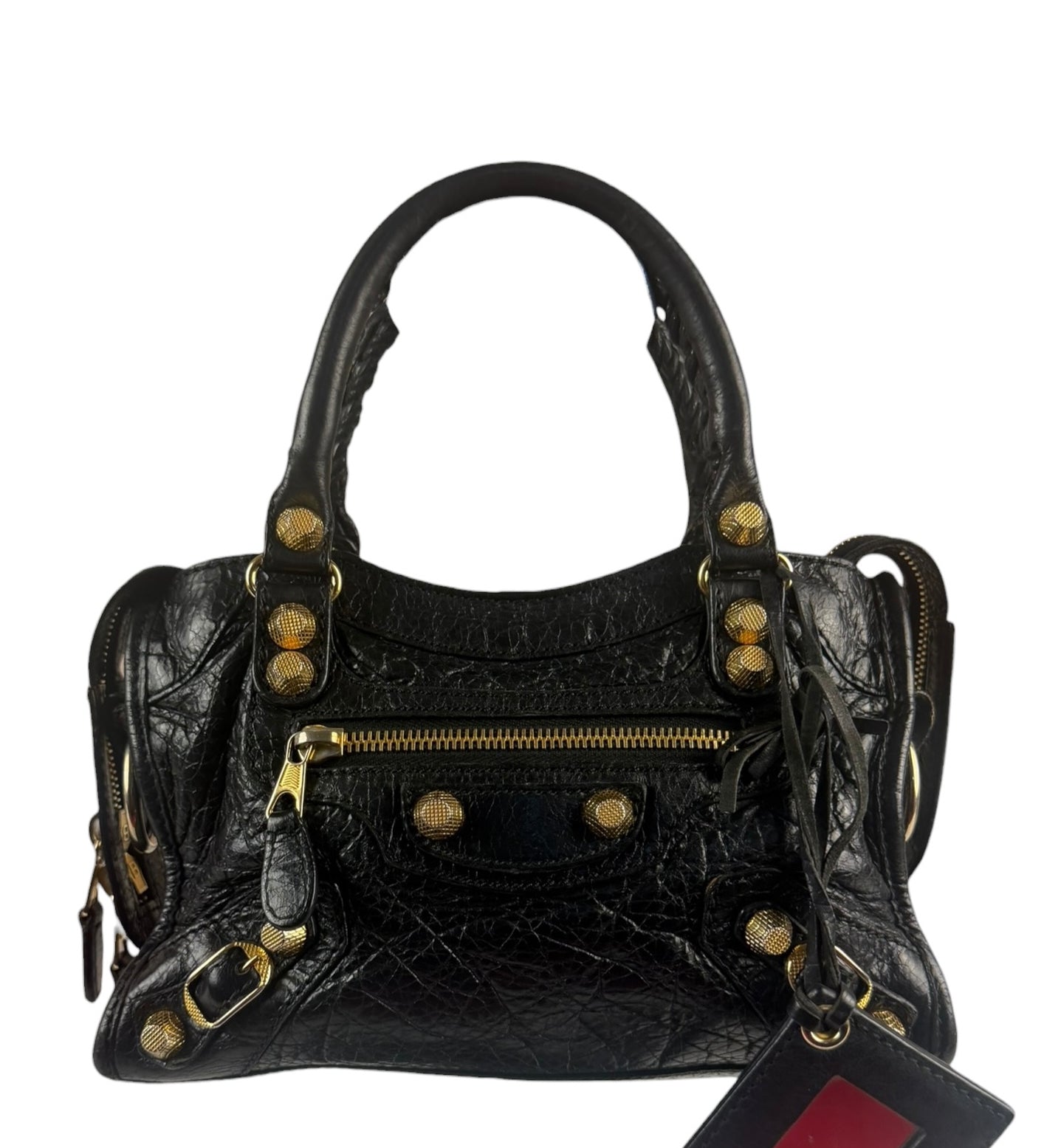 Balenciaga Black Calfskin Mini Le City Bag