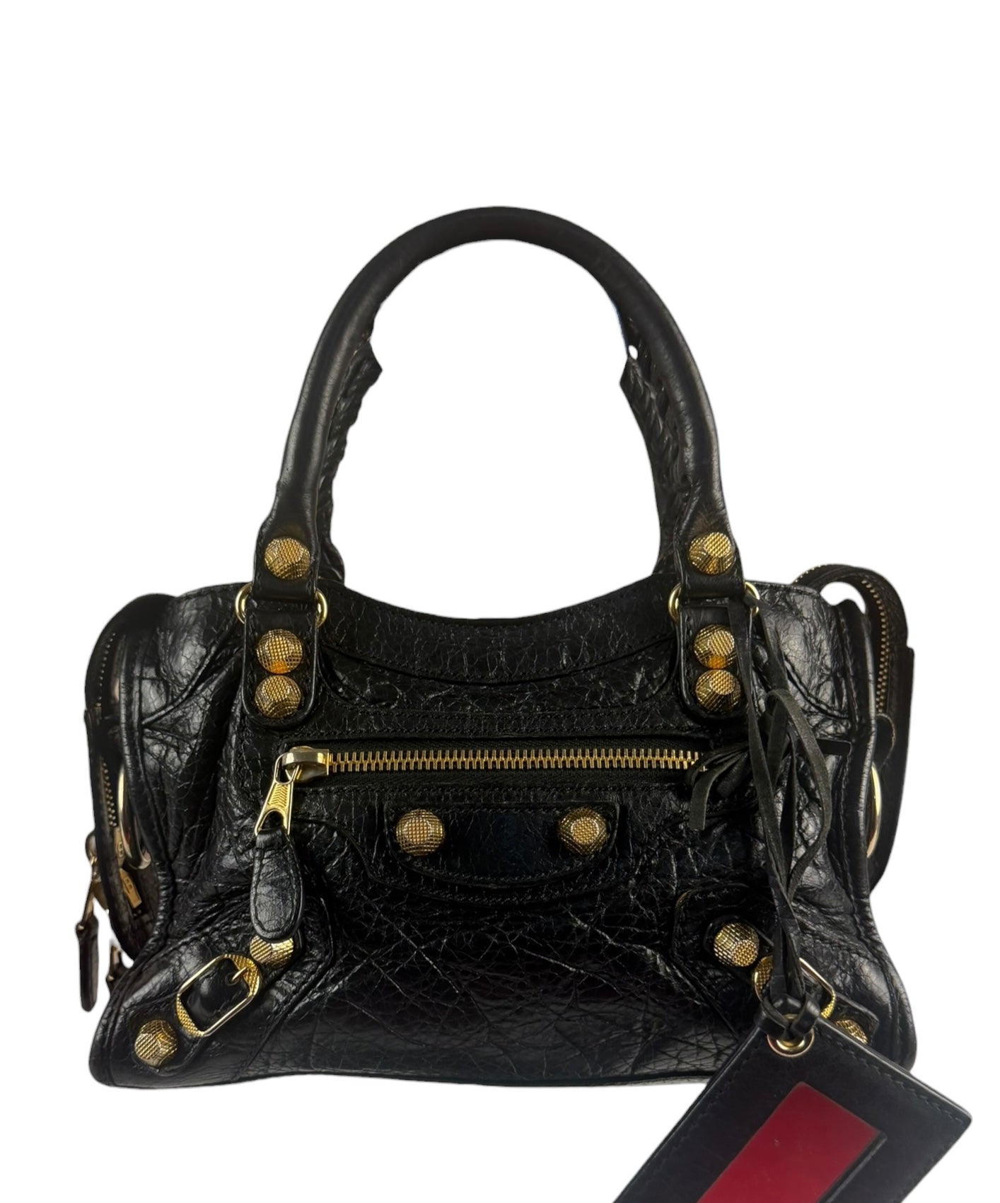 Balenciaga Black Calfskin Mini Le City Bag