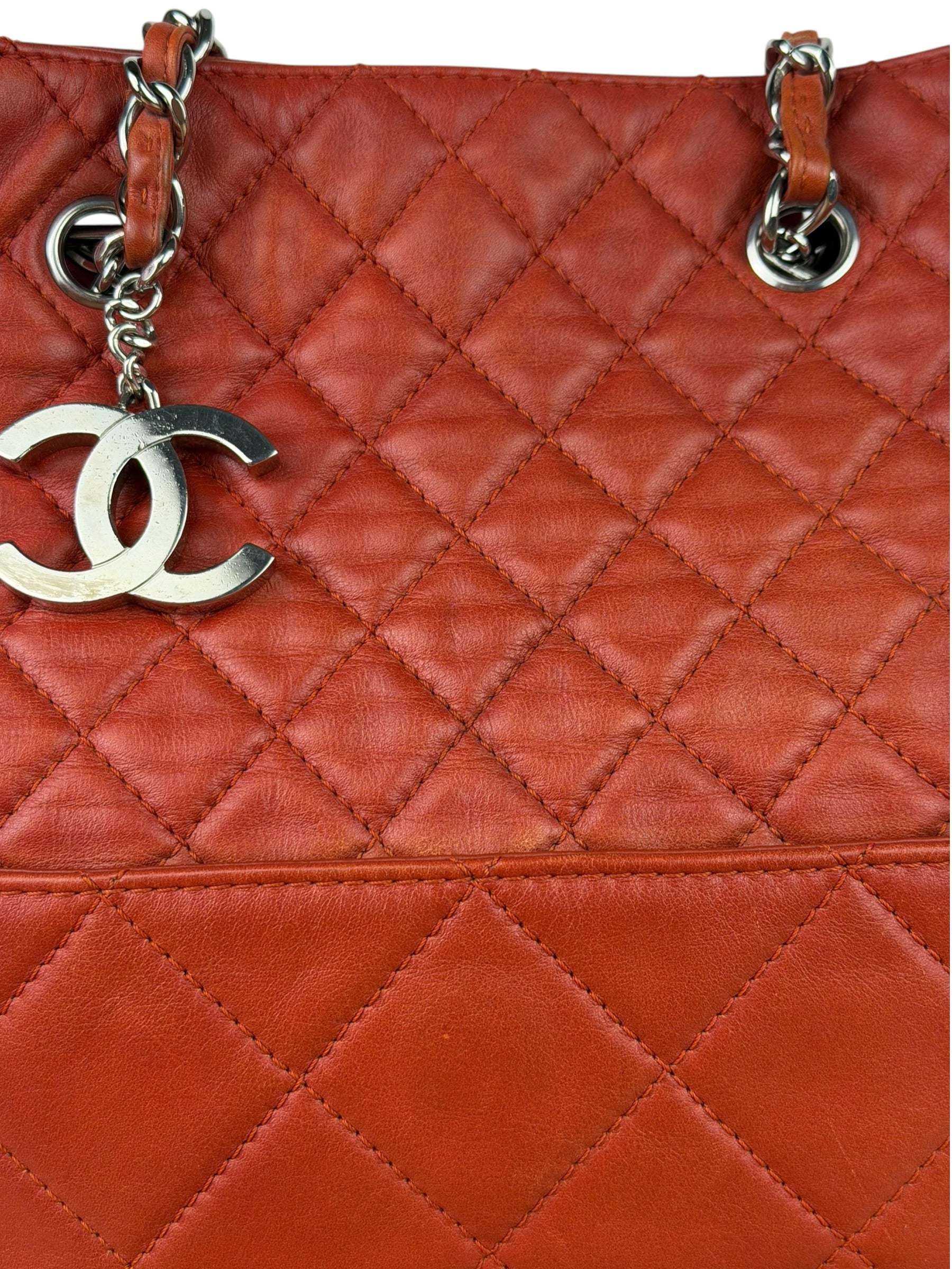 Chanel Quilted Lambskin In The Business North/South Tote 2010