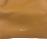 Loewe Brown Leather Flamenco Shoulder Bag