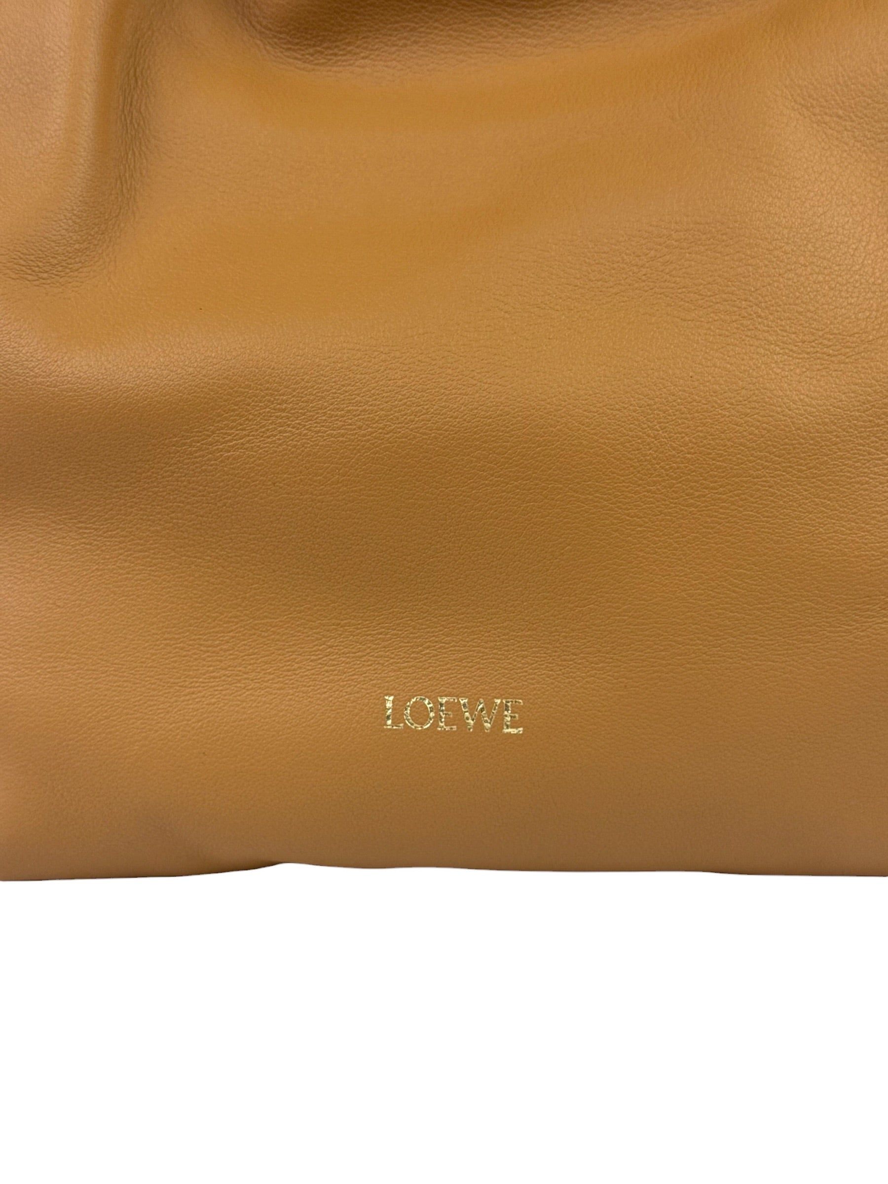 Loewe Brown Leather Flamenco Shoulder Bag