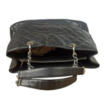 Chanel Black Caviar Quilted Large Shopping Tote 2012