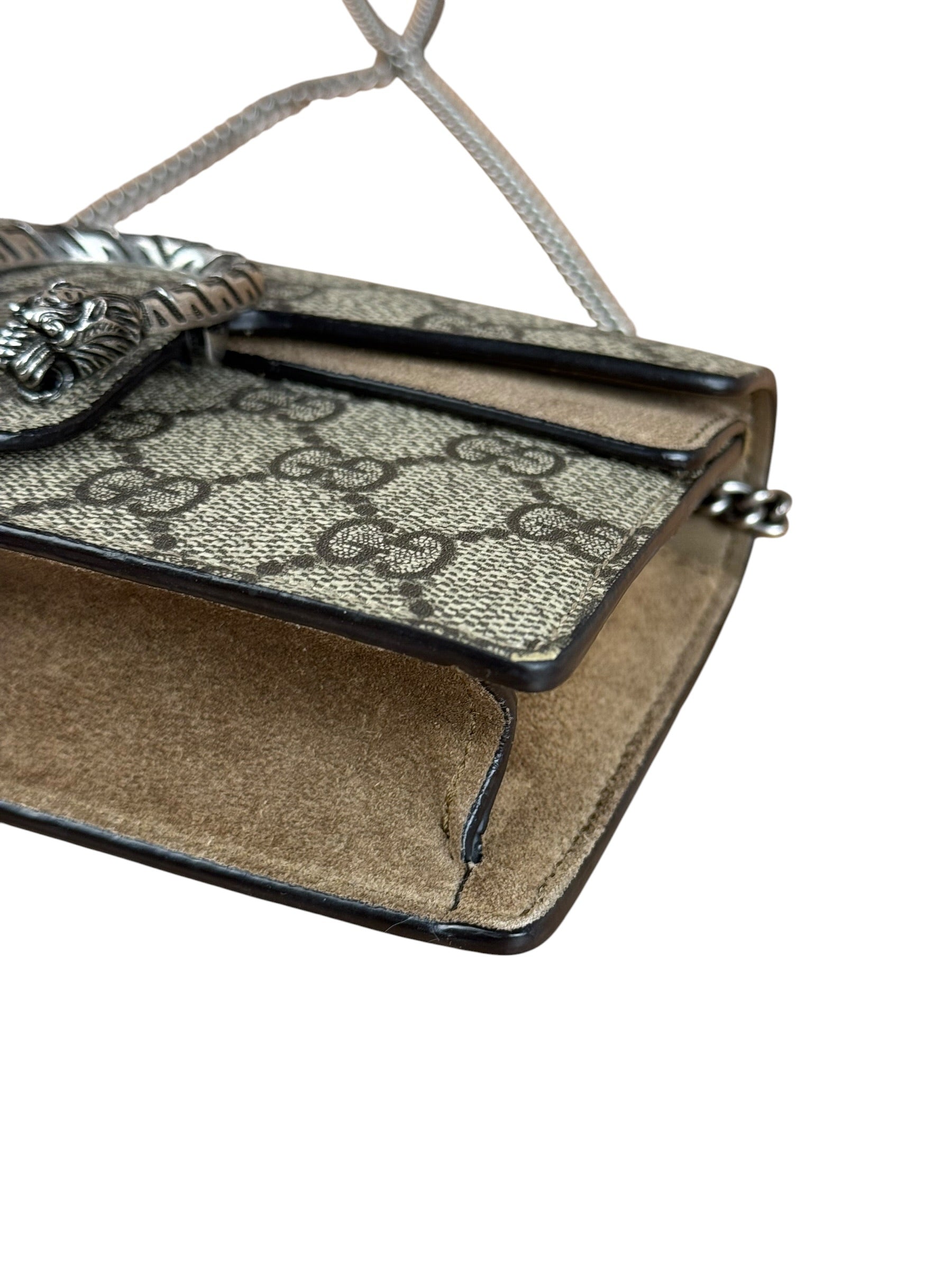 Gucci Dionysus GG Supreme Super Mini Bag Beige/Taupe