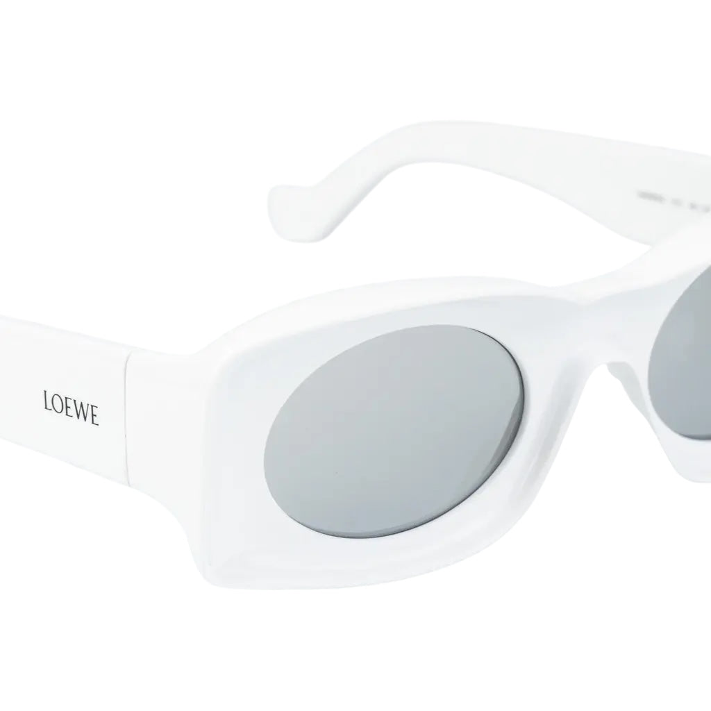 Loewe Ibiza Rectangular Frame Sunglasses White