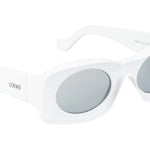 Loewe Ibiza Rectangular Frame Sunglasses White