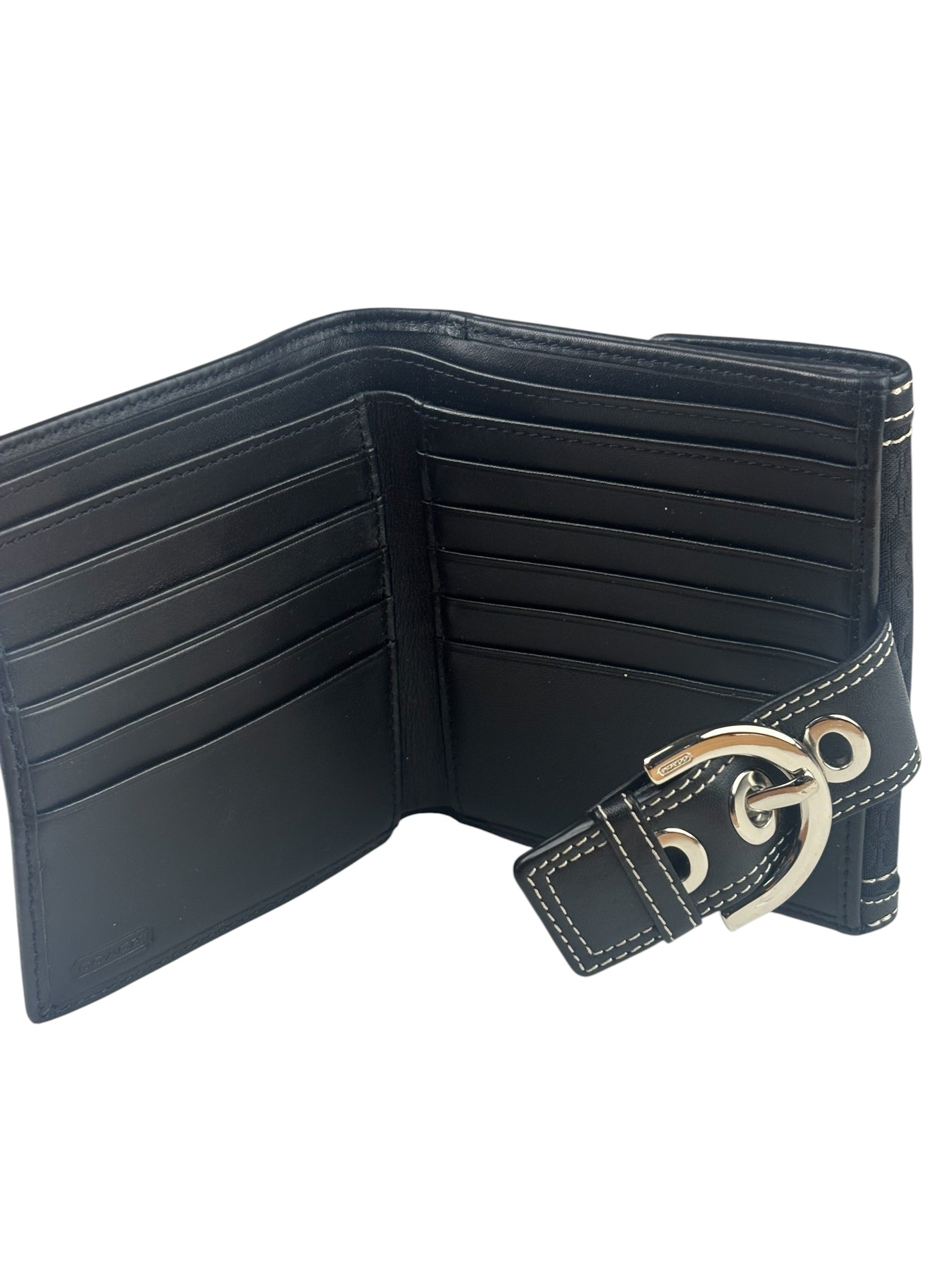 Coach Vintage Signature Compact Wallet