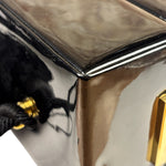 YSL Patent Jerry Cube Box Clutch