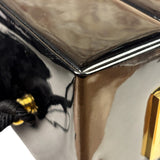 YSL Patent Jerry Cube Box Clutch