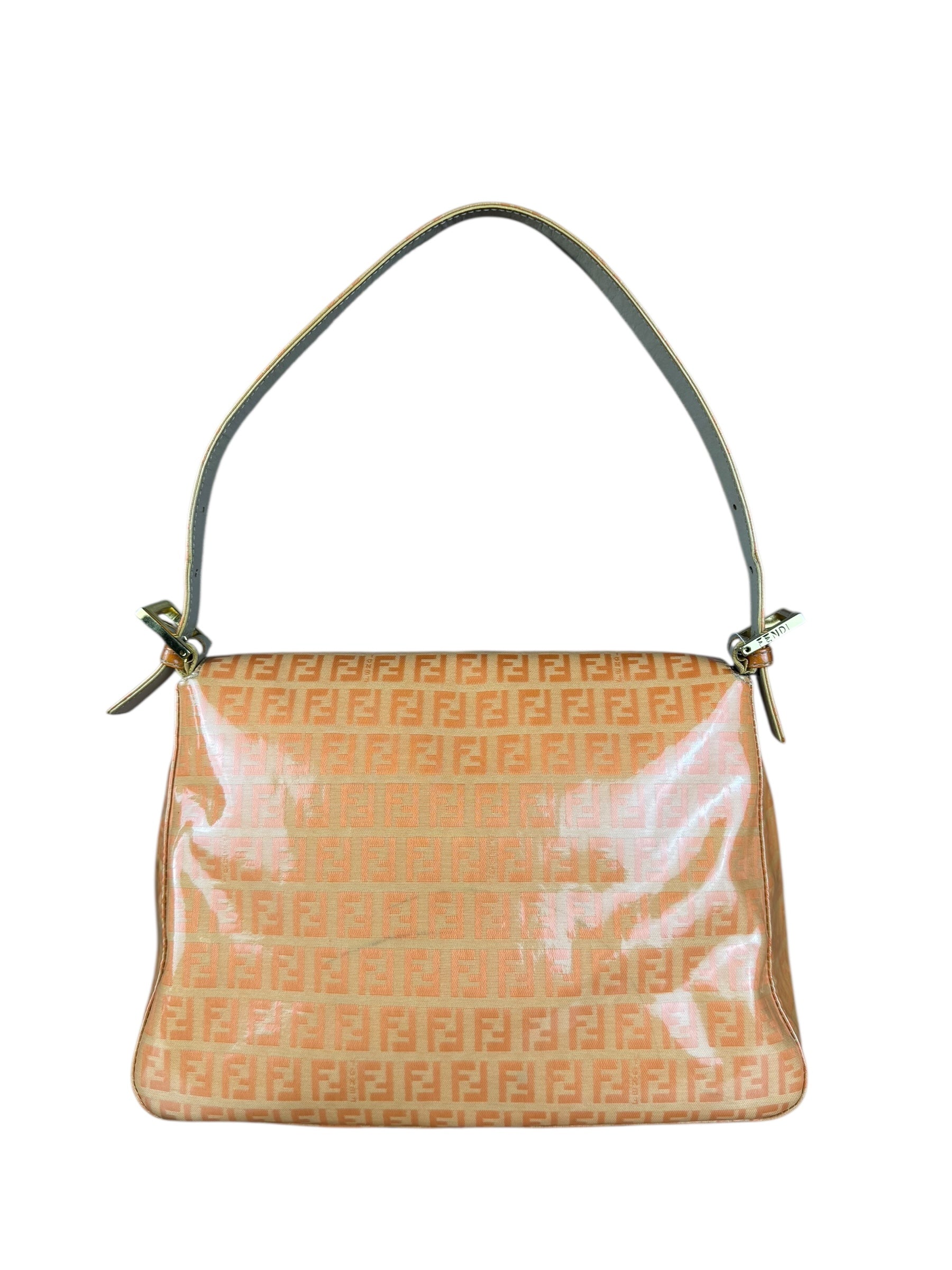 Fendi PVC FF Mamma Baguette Orange
