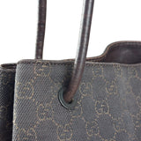 Gucci GG Denim leather Trim Gifford Tote Bag