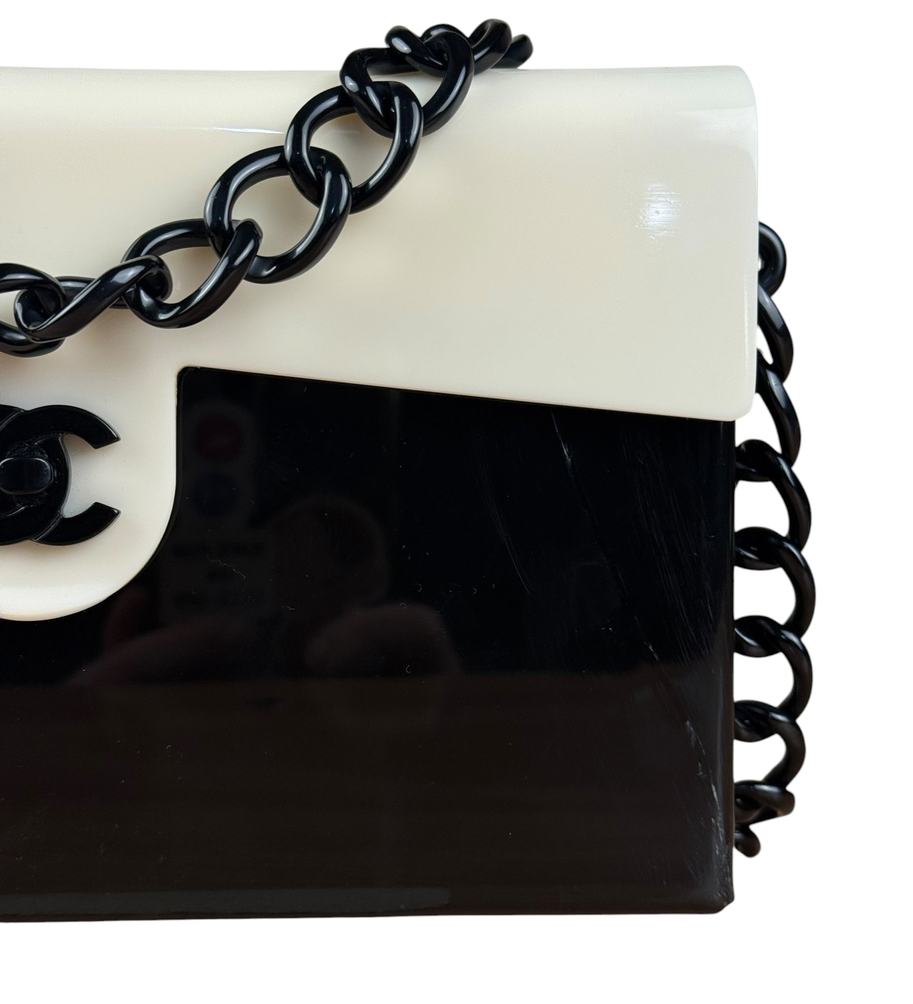 Chanel Plexi Coco Flap Crossbody 2000