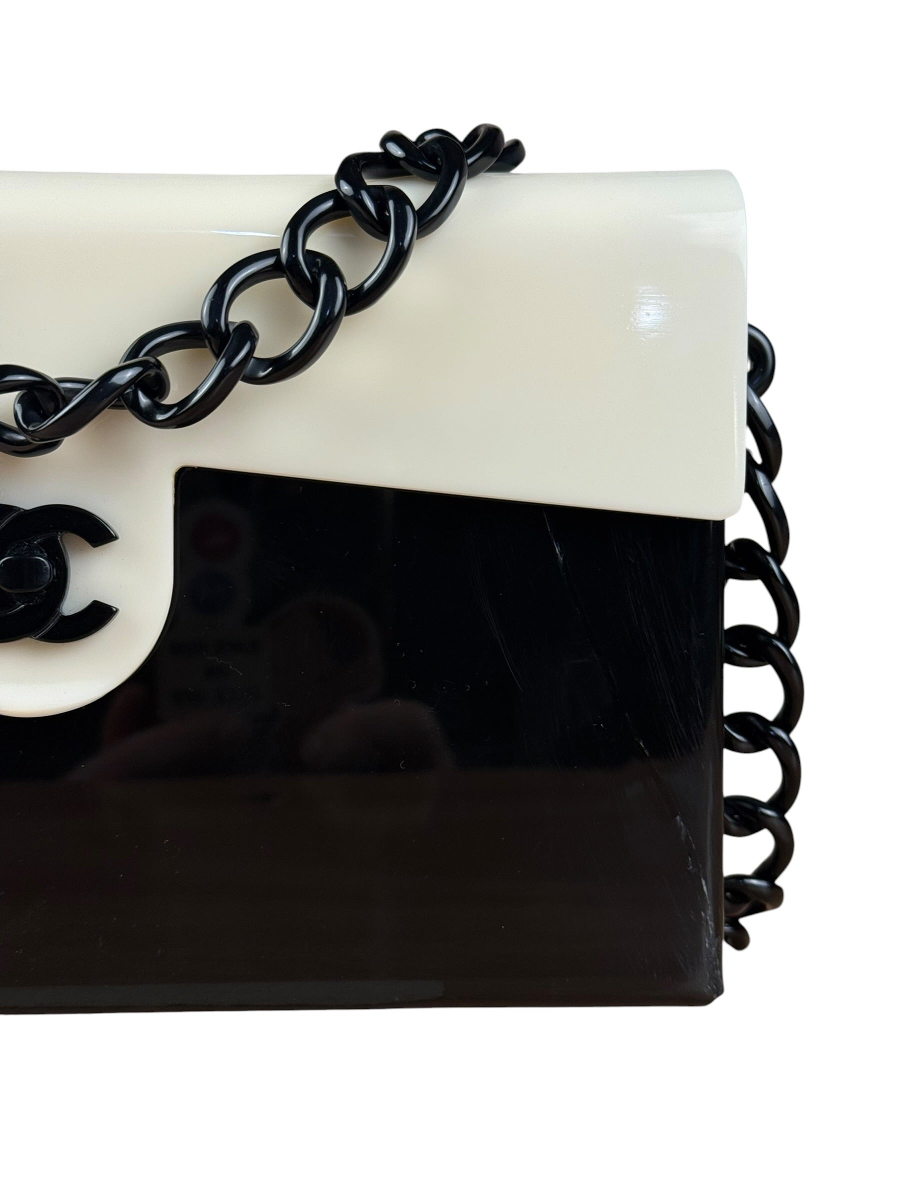 Chanel Plexi Coco Flap Crossbody 2000