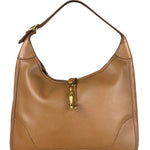 Hermes Vintage Tan Brown Leather Shoulder Bag
